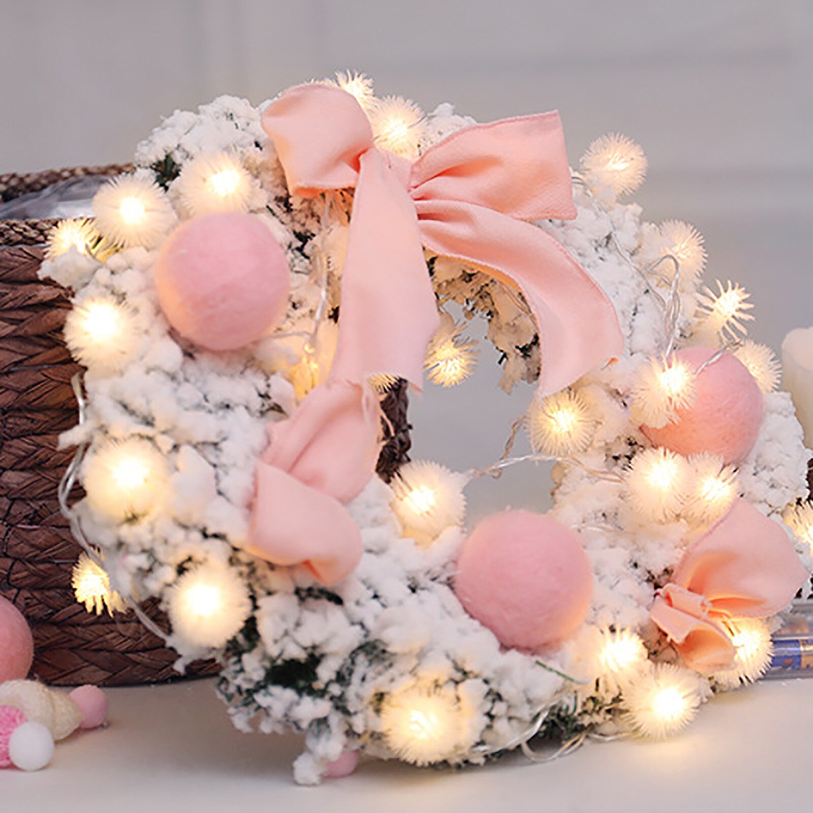 Kerstversiering Web Celebrity Roze Massaal Kerst Kransen Voor Etalage Kerstkrans Grote Kerstkrans