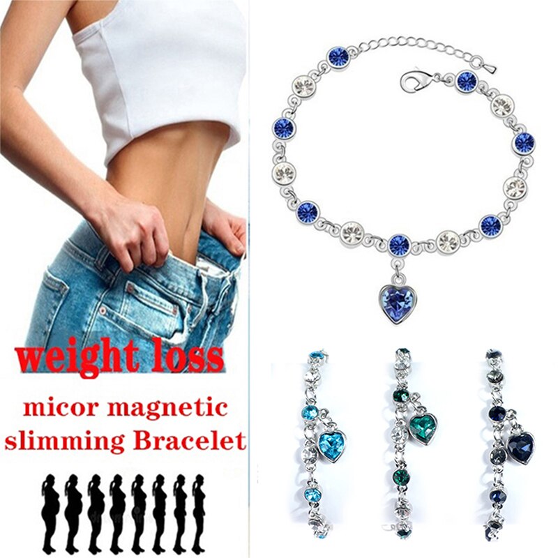 1pc- kristall-Armbinde, exquisites abnehmarmband, magnettherapie, fettverbrennung, verbesserung der durchblutung