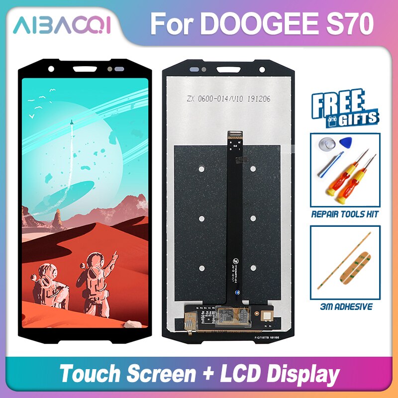 Touch Screen+LCD Display Assembly Replacement For Doogee S30/S40/S55/S60/S68 Pro/S70/S88 Pro/S90/A95 Pro/Shoot 1 Phone: S70 S70 Lite