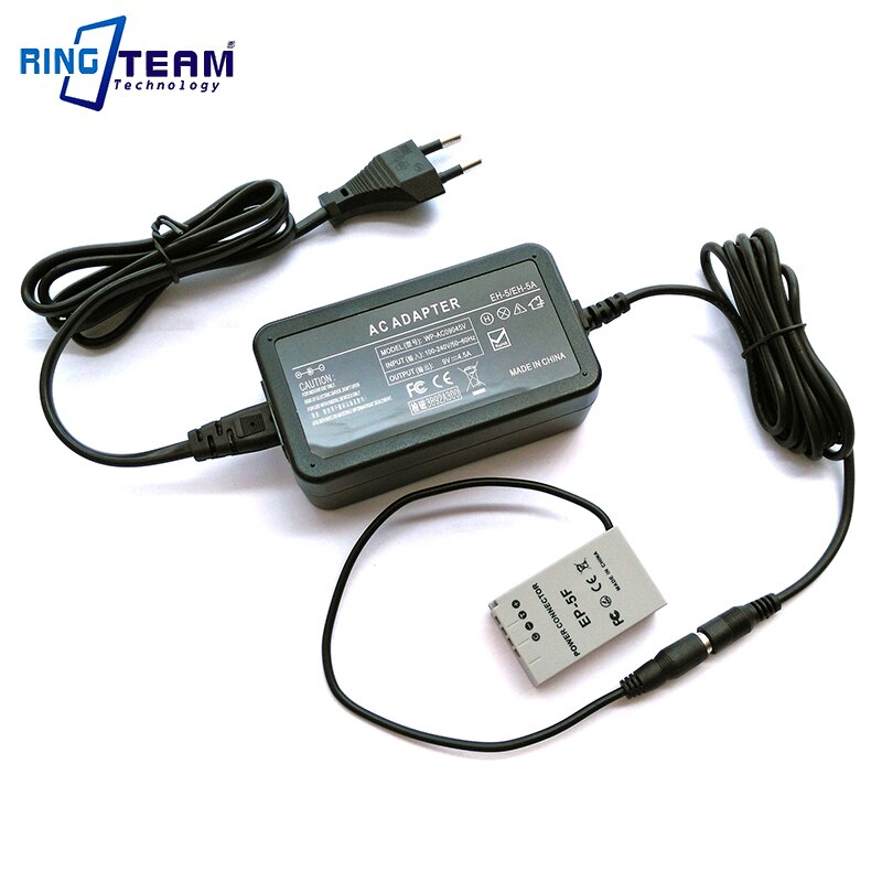 EH5+EP5F / EH-5+EP-5F / EH-5 EP-5F AC Power Adapter Kit (EN-EL24) for Nikon 1 J5 1J5 Digital Cameras
