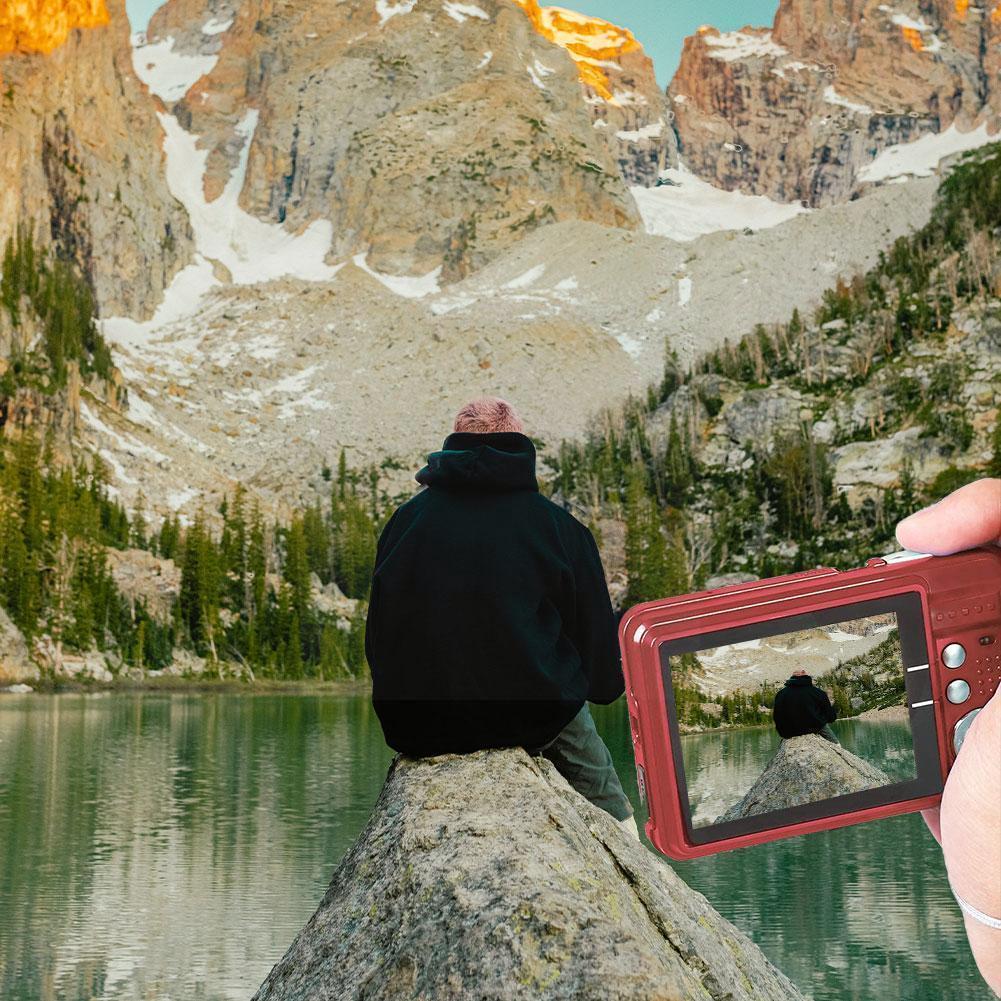 2.7 Inch Mini Digitale Camera 24 Megapixels Cmos 8x Camera Vlog Fotografie Recorder Night Digitale Dv Zoom Vedio P7c1