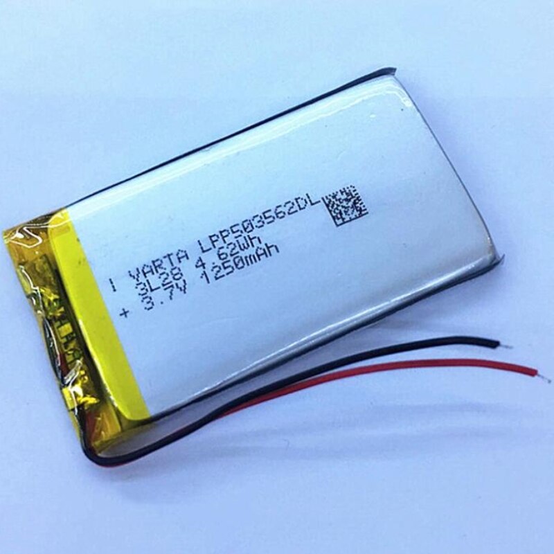 3,7 V 1250 mAh de litio de polímero li-Ion batería recargable para MP3 MP4 MP5 juego chico ratón GPS PSP PDA los siguientes modelos altavoz 503562
