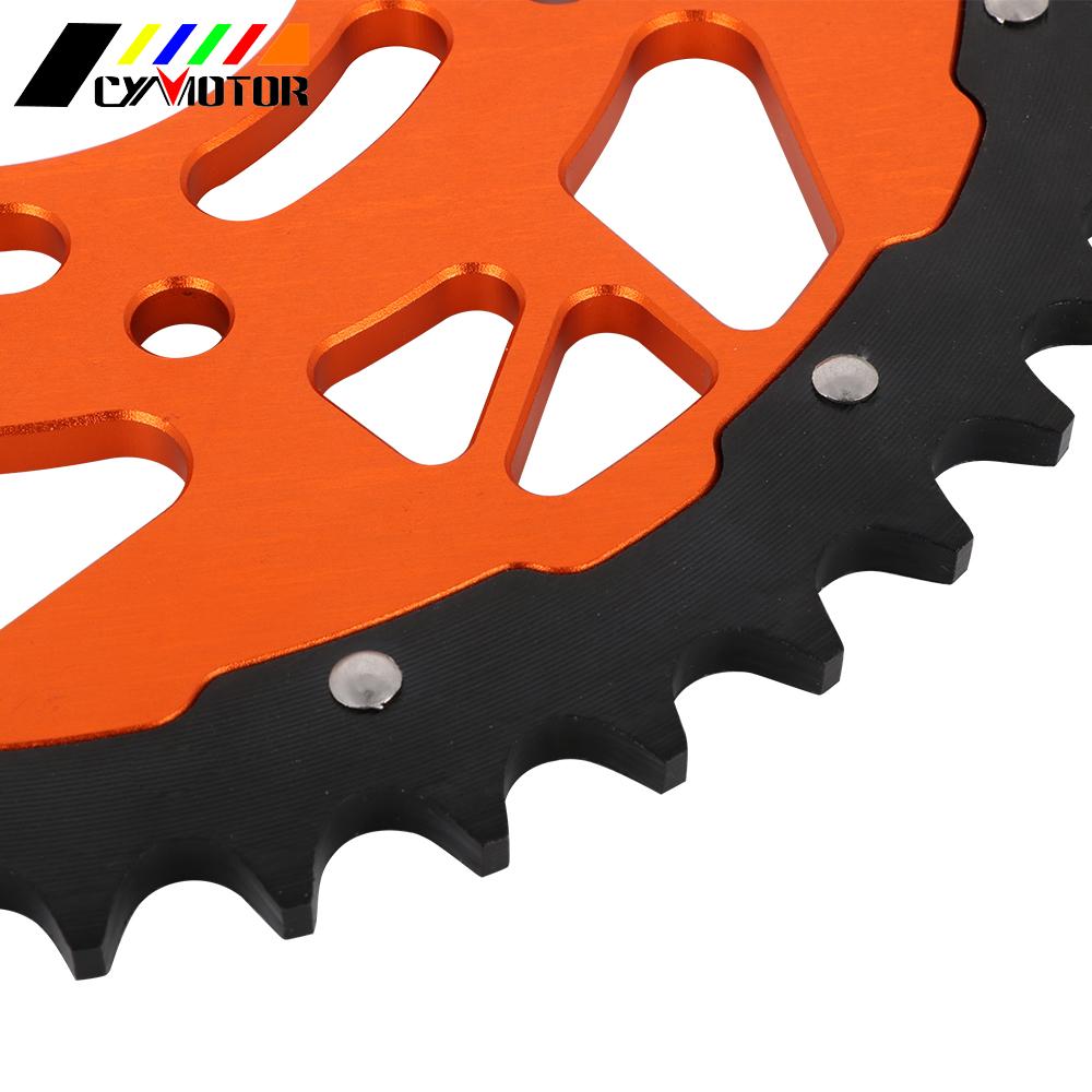 For KTM DUKE125 ABS 125 RC DUKE390 RC390 RC390 RC125 390 Motorcycle Aluminum Composite 45T Rear Chain Sprocket