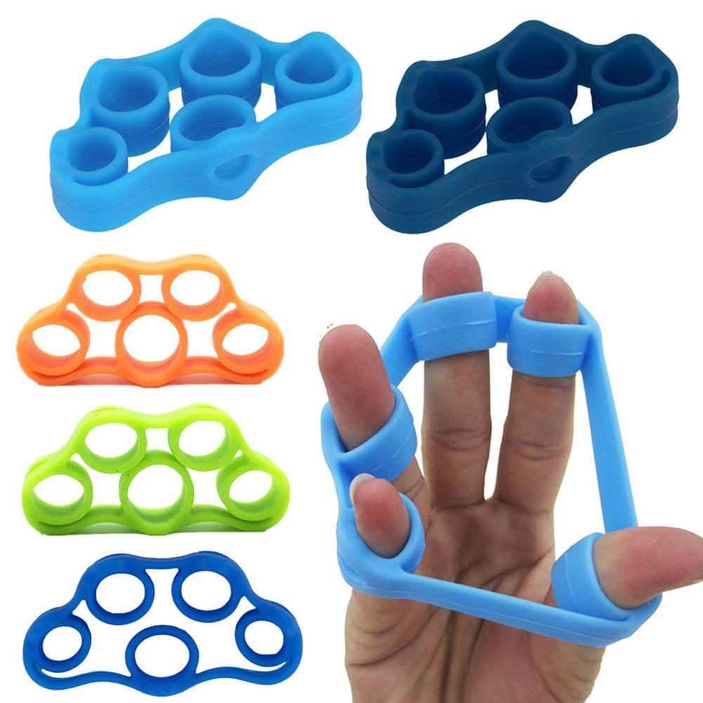 Silicone Hand Exerciser Grip Strength Wrist Exercise Finger Stretcher Trainer Silicone Hand