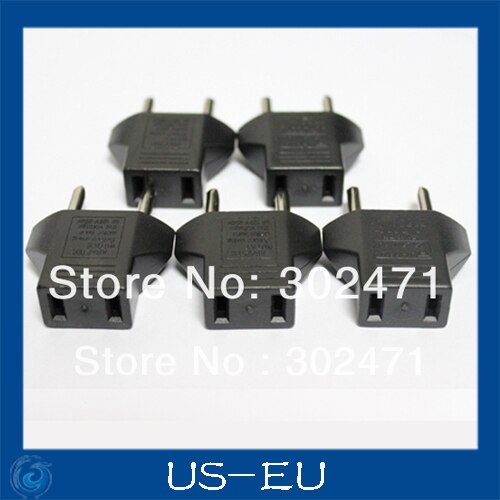 20pcs Adaptateur Prise - US vers UE Convertisseur Plat Rond