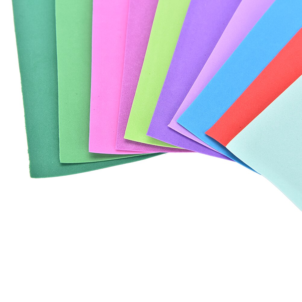 10 stuks/partij merk dikke veelkleurige spons schuimpapier vouwen scrapbook papier knutselen diy decor kaart 20*27.5*0.1cm