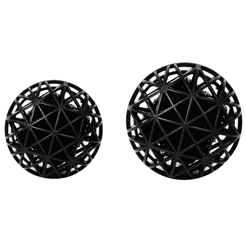 100 Uds prácticas biobolas para acuarios filtros de pecera Bola negra 16 MM/26 MM