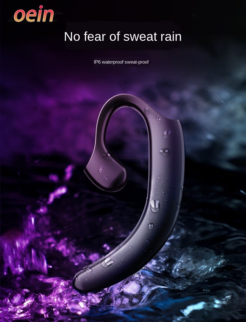Auriculares inalámbricos con Bluetooth 5,0, audífonos estéreo manos libres con micrófono para llamadas de negocios, para iPhone y Samsung, novedad