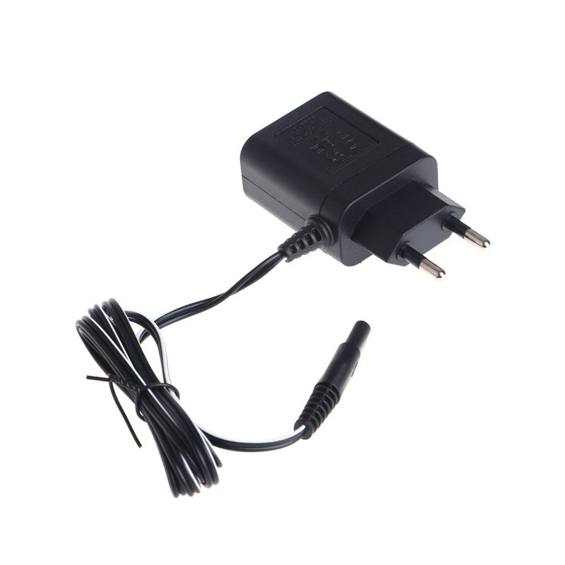 Cargador de afeitadoras eléctrico Universal, fuente de alimentación, adaptador de cable de plomo para maquinilla de afeitar, enchufe europeo