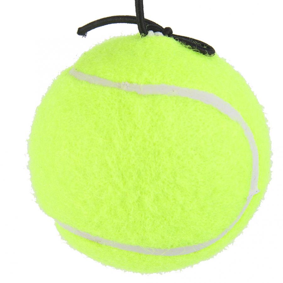 Pelotas de tenis para playa, pelota de tenis para principiantes, pelota de entrenamiento con cuerda de goma elástica de 4M para práctica individual, Tenis amarillo