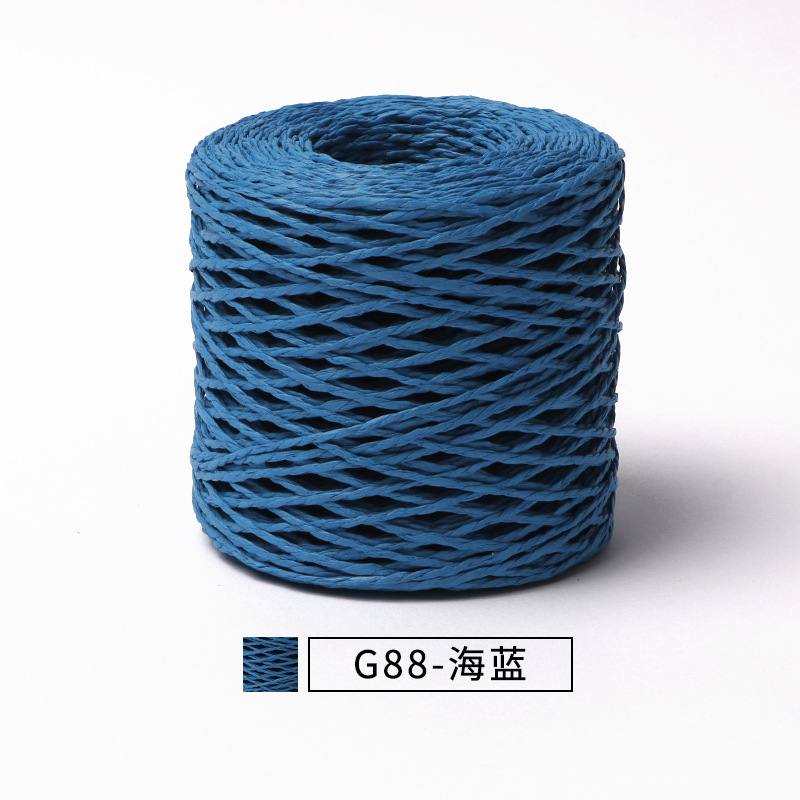 Natural Cotton Raffia Yarn 1mm 150m DIY Rope for Summer Sun Straw Hat Beach Bag Knitting Handbag Wrapping Craft: antique silver