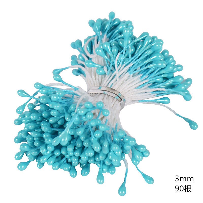 8/10/12/90/144 pièces bleu mixte hybride fleur cerise étamine baies Bundle bricolage gâteau noël mariage boîte guirlande déco: Style 21