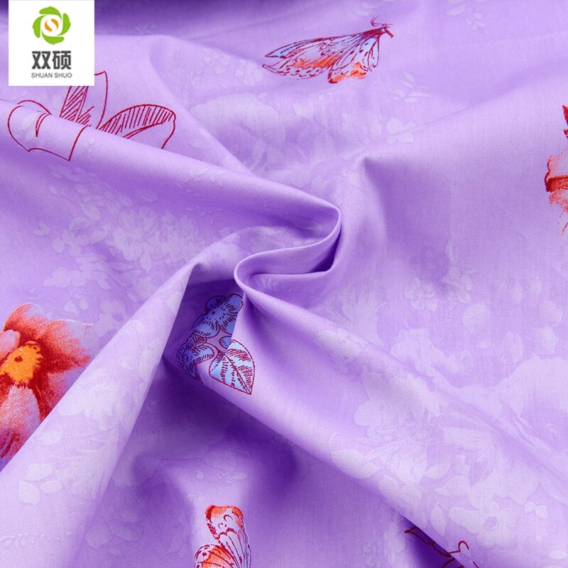 Shuanshuo-tissu fleur de styliste Tilda | Patchwork de coton pour la couture en lot, vêtements de poupée, bricolage, 40x50CM, lots de 6 pièces