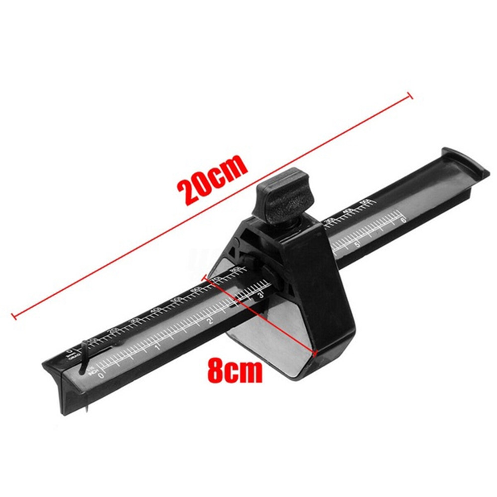 1pc 6" 0-150mm Carpentry Woodworking DIY Manual Parallel Scriber Mortise Marking Gauge With Scale Adjustable Screw