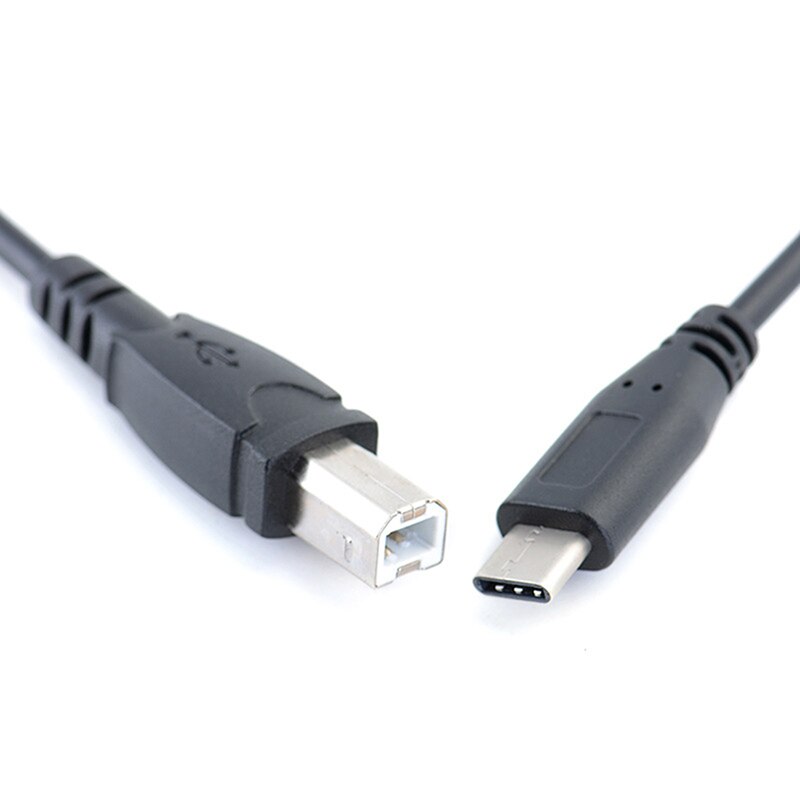 USB-C Type-c Male To USB B Type Male Data Cable 1m Cord For Cell Phone&Printer&Electronic Organ