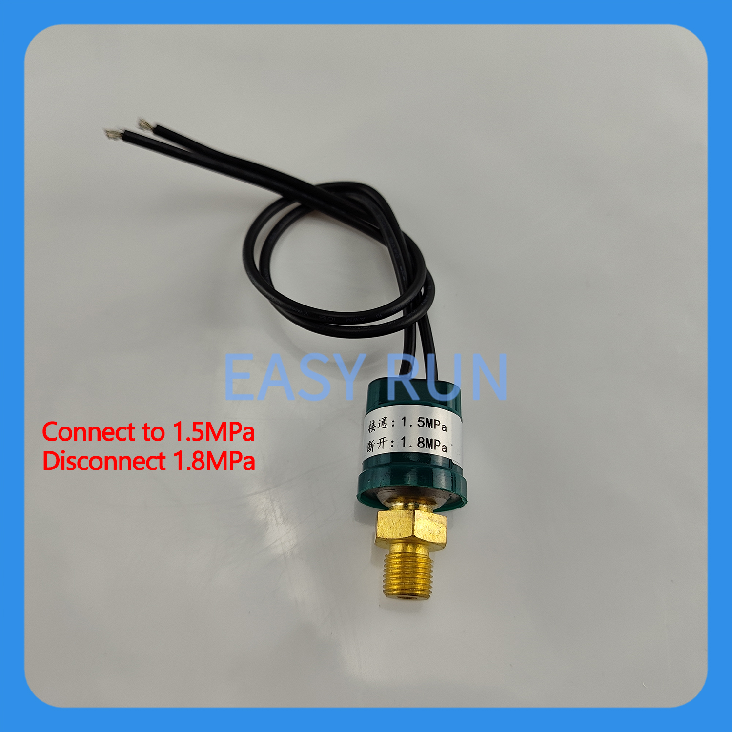 Pressure Switch Oil Pump Alarm Switch Lubrication System Pressure Sensor To Monitor Cut-off And Pressure Loss Thread M10*1: black