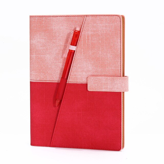 Latest A5 Rewritable Waterproof Adult Notebook Smart Scanning Electron APP Sketch Painting Art Diary Notepad: pink red