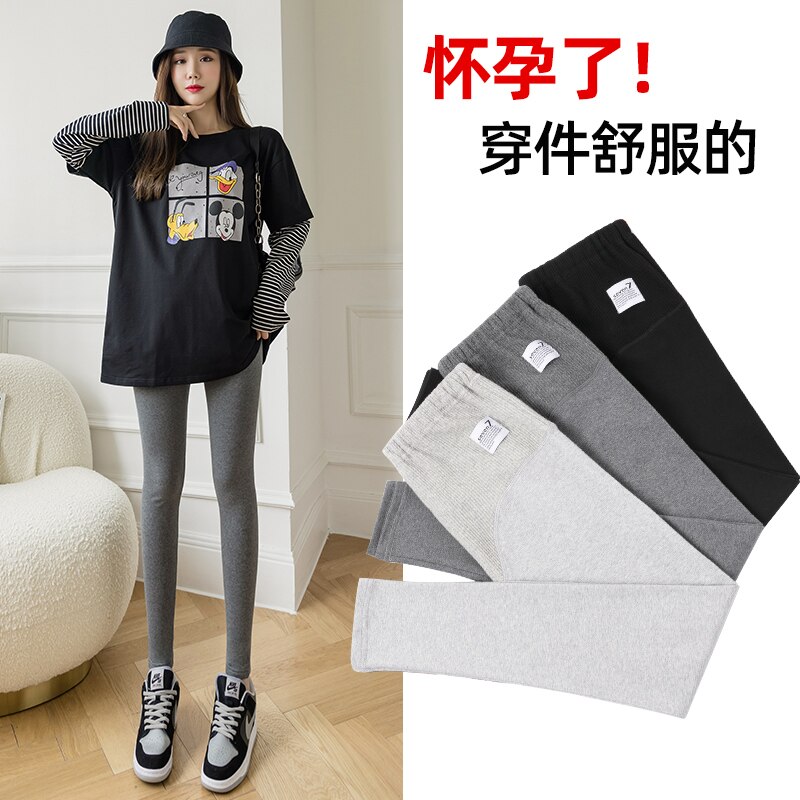 Across V Low Waist Belly Maternity Legging - Spring Autumn Fashion Knitted Clothes for Pregnant Women Pregnancy Skinny Pants (2Z7)(7Z2)(1U4)