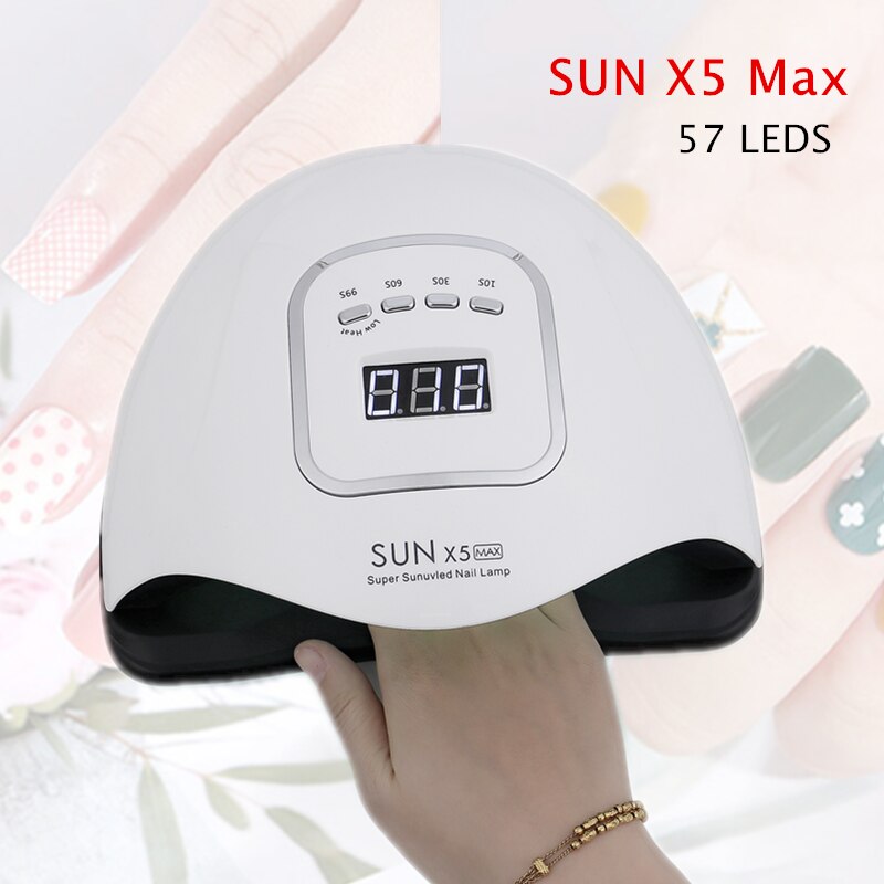 Sun x plus led negle uv lampe til neglelimmaskine til begyndere til manicure maskine til negletørrer.
