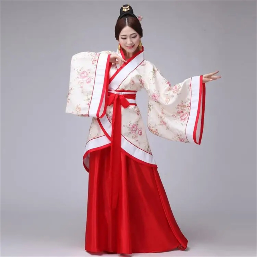 Damen Traditionelles Chinesisches Hanfu Kostüm - Tang Anzug Performance Cosplay Kleid