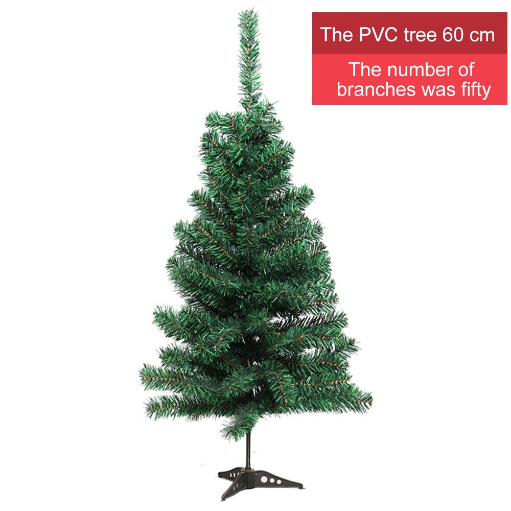 60/90/150/180cm kryptering grønt træ mini kunstigt juletræspynt juledekoration hjemindretning: -en / 60cm