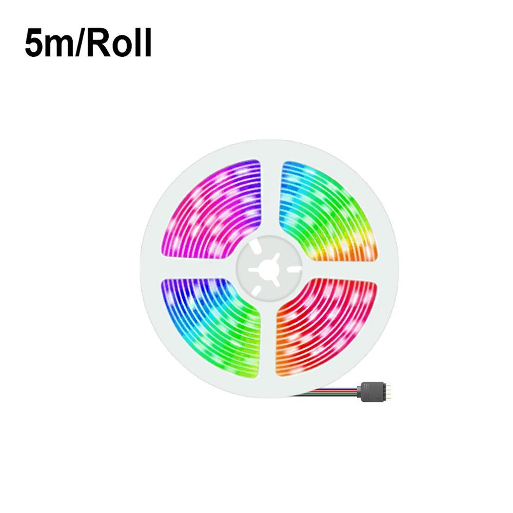 Smart led neonskylt neonljus tuya wifi led lampa luces neon smart livremsdekoration för rum hem 5m 10m 15m fungerar alexa: Endast ledad remsa 5m