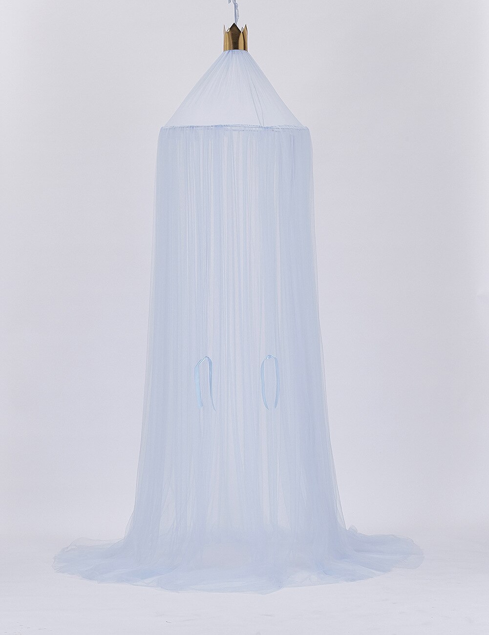 Cache-sommier en coton 7 couleurs | , couvre-lit en forme de dôme, baldaquin en coton, couvre-lit rideau pour bébés enfants, décoration de jeu à domicile: blue