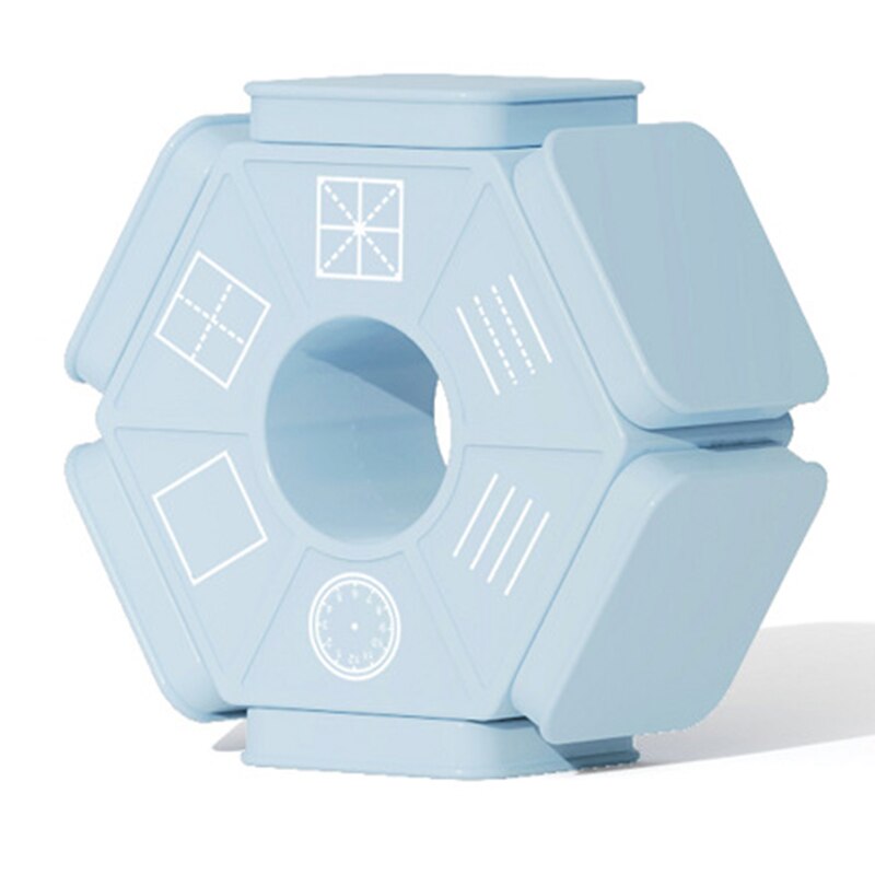 1pcs Seal Six-sided Teacher Seal Award Badge Special for Kids Children H-best: Blue