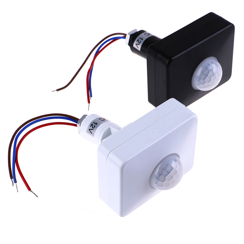 Goede Motion Sensor 12 V Automatische Infrarood Pir Motion Schakelaar Detector Dc 12 Volt Lamp Licht Outdoor Timer Sensor schakelaar