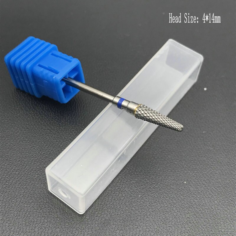 1Pc Dental Tungsten Carbide Burs Dental Hp Wolfraam Burs Dental Lab Burs Cross Cut: Blue