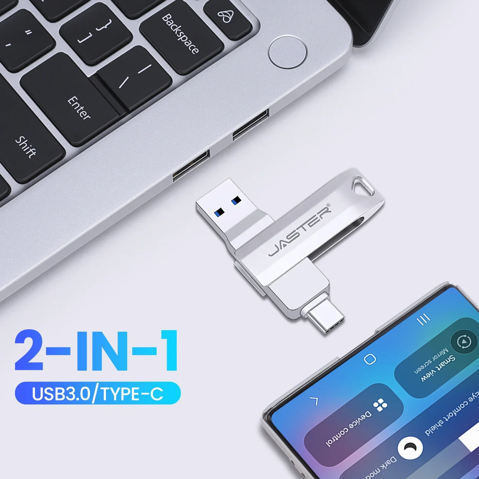 USB-C Flash Pen Drive 256GB TYPE-C USB 3.0 Flash Drive 128GB OTG Metalen Memory Stick 64GB USB3.0 Creatief cadeau Pendrive 32GB 16GB
