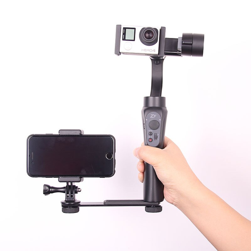 Gimbal Monitor/Licht/Telefoon Mount Adapter Beugel voor Zhiyun Glad 4 Q/DJI Osmo mobiele 2/ feiyu G5, spg serie, Vimble C/Glad 3