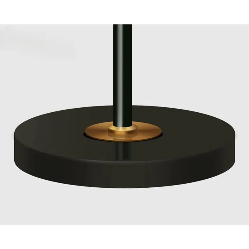 Enkel ledet-gulvlampe soveromsstudie lese- og stående lampe justerbar lampehode nattbordslampe smijerns gulvlampe