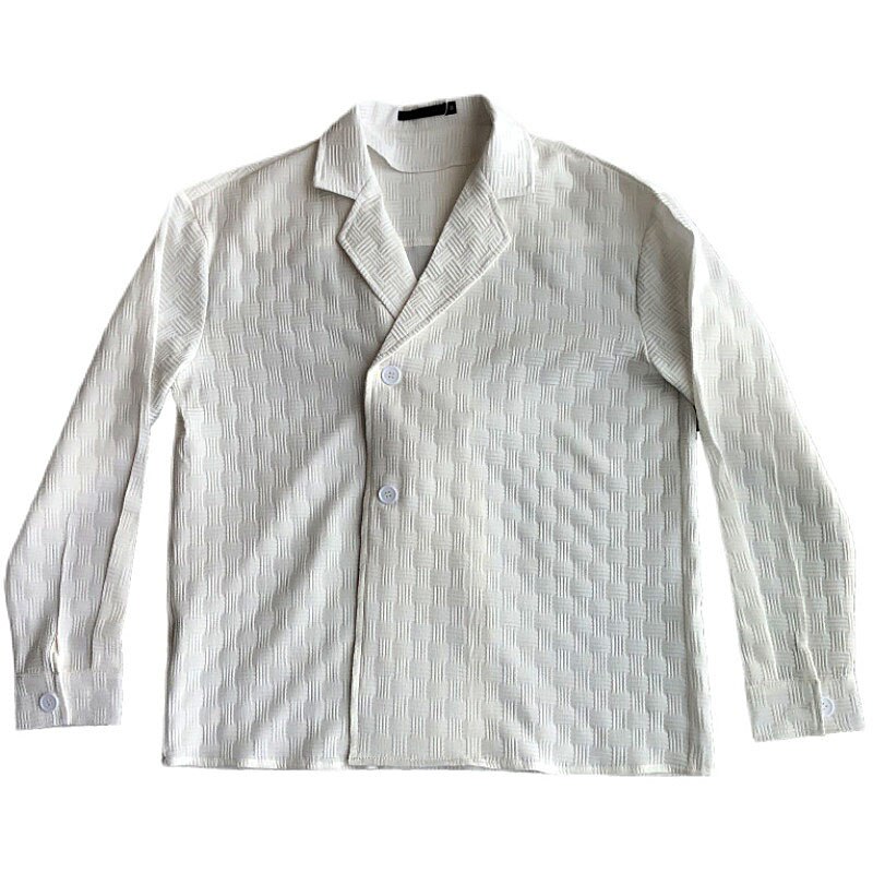 Chemise à manches longues pour homme, style japonais, Streetwear, Chic, , ample, décontracté, Vintage, bureau
