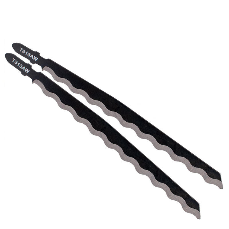 1 stuk universeel decoupeerzaagblad - 152 mm lang, golvende tand, voor het zagen van hout, zachte materialen, leer, karton, kunststof en tapijt