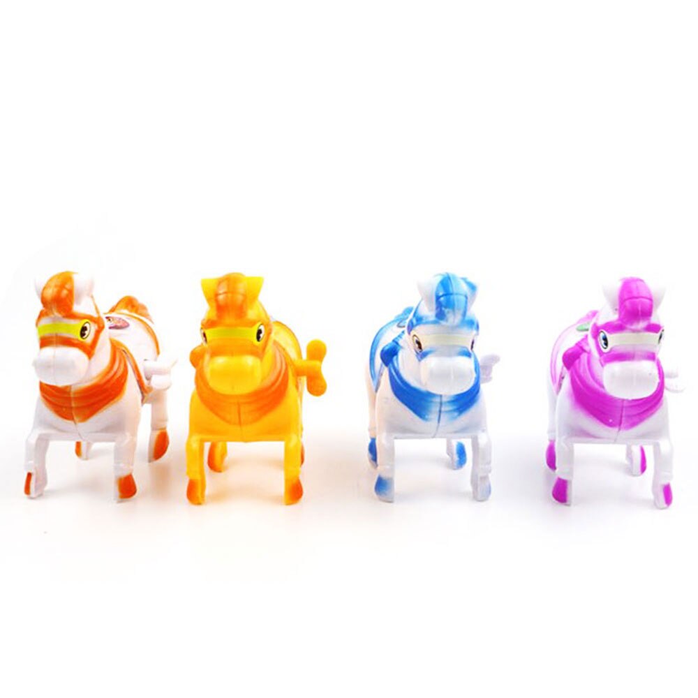 Wind Up Clockwork Paard Speelgoed Educatief Developmental Springen Paard Grijpen