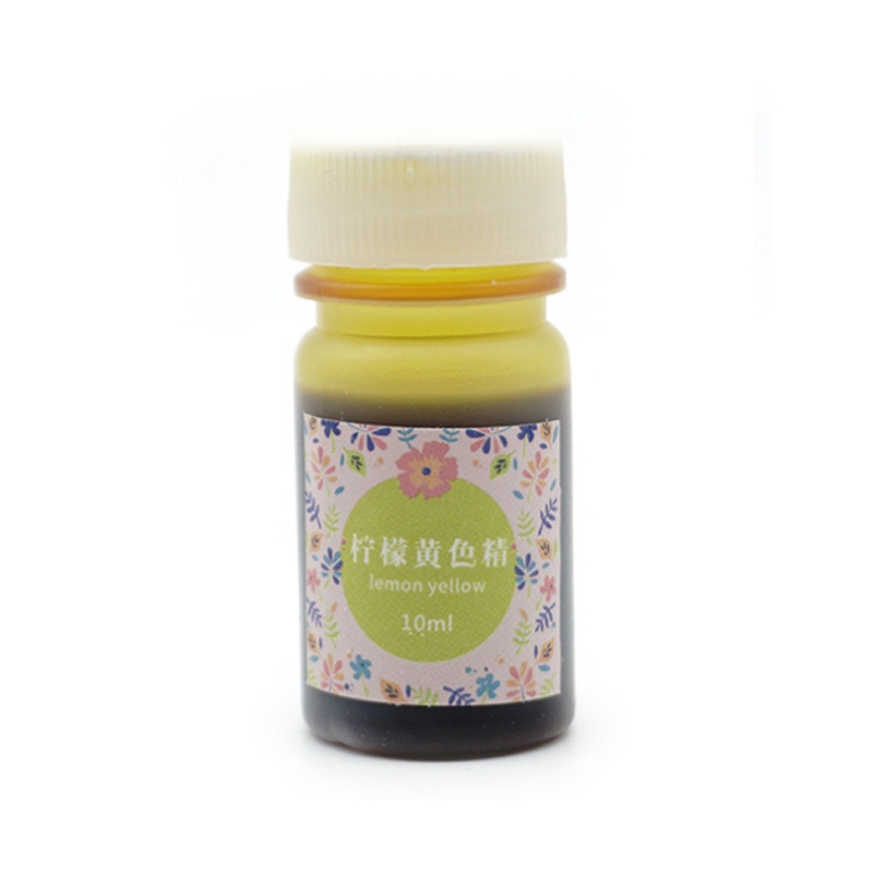 10 Ml Hoge Concentratie Uv Hars Vloeibare Coloring Dye Pigment Epoxy Voor Diy Sieraden Maken Ambachten FS99: Lemon Yellow