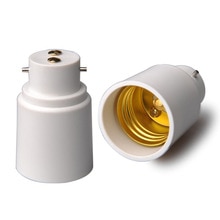 6Pcs B22 Om E27/E26 Adapter B22 Bajonet Gloeilampen Converter Light Bulb Lamp Socket Base Extender