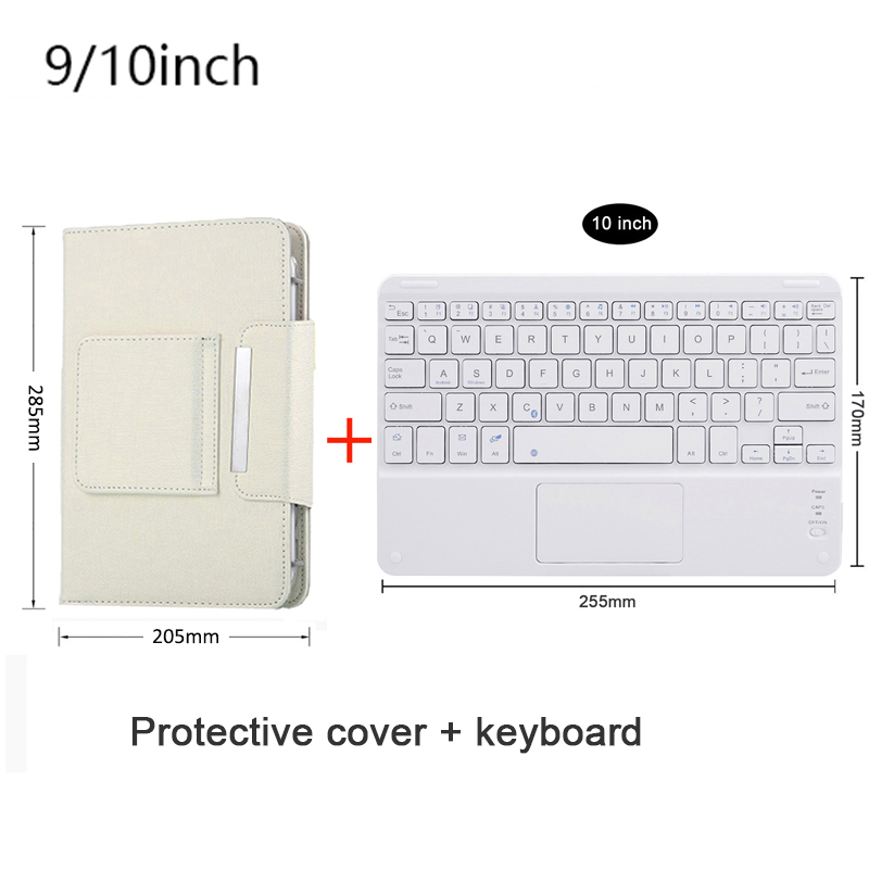 Touchpad Draadloze Bluetooth Toetsenbord Met Lederen Case Voor Ipad Tablet Telefoon Universele Draagbare Mini Draadloze Bluetooth Toetsenbord: Natural Factors