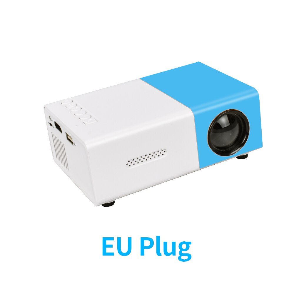 Salange YG300 Pro Mini LED Projector, YG300 projector: Blue EU