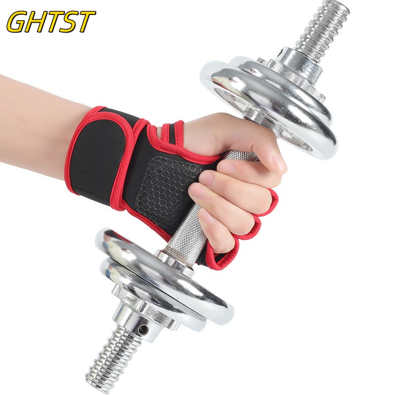 Gewichtheffen Trainingshandschoenen Voor Mannen Vrouwen Fitness Sport Body Building Gymnastiek Antislip Hand Pols Beschermer Handschoenen