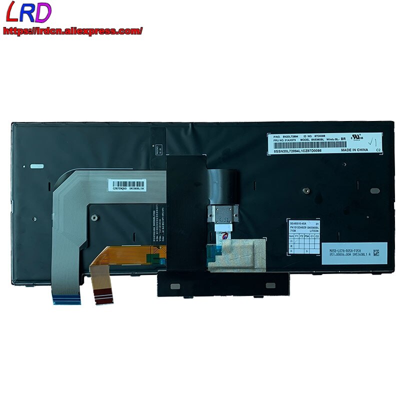 FR French Backlit Keyboard for Lenovo Thinkpad T470 A475 T480 A485 Laptop 01AX580 01AX498 01HX470 01HX510 01HX430