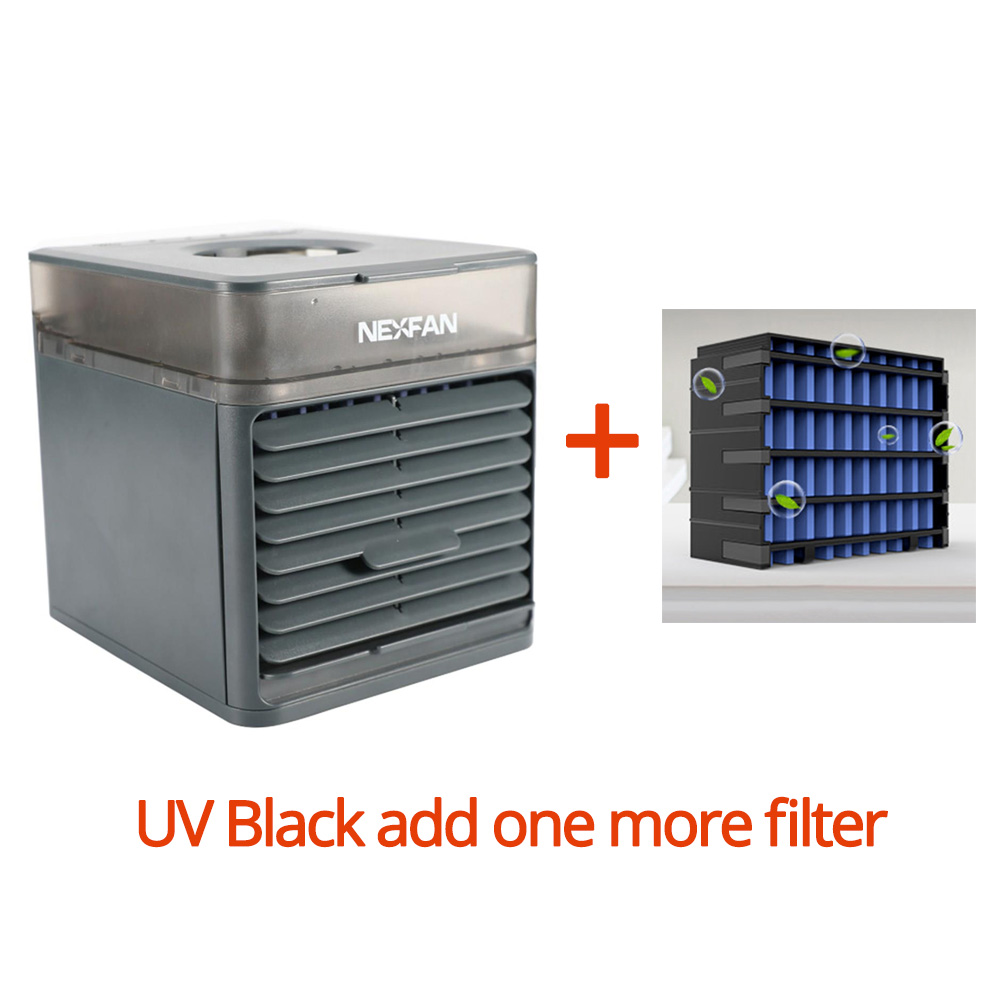 NexFan Ultra Air Cooler Fast Cooling Portable Air Conditioning Fans Enhanced Noise Reduction Cooling Fan for Home Office Outdoor: UV B filter