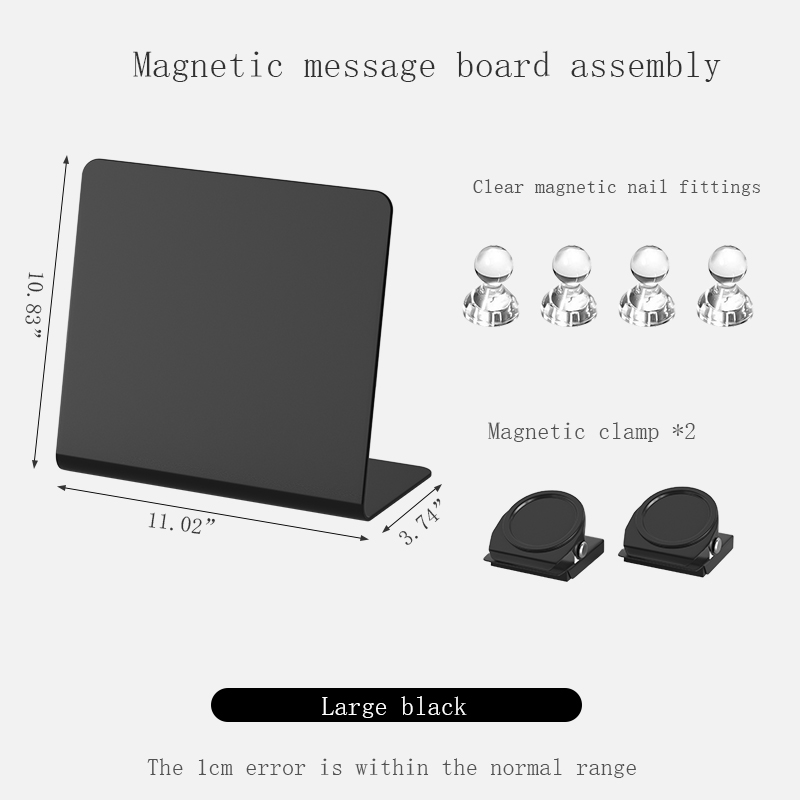 Blackboard Whiteboard Office multifunctional board Display blackboard message Blackboard mini board Drawing blackboard message: Silver