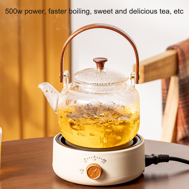 110V/220V Multifunctional Electric Pottery Stove Plate 500W Tea Brewer Water Boiler Coffee Moka Heating Furnace Stew Cooker