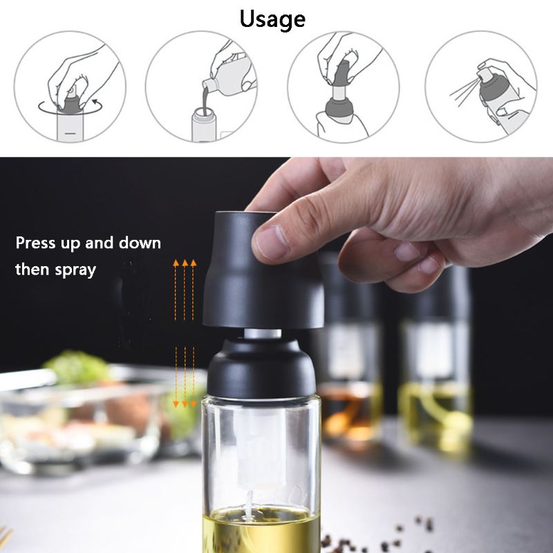 Keuken BBQ Bakken Olijfolie Azijn Spuit Spray Fles Dispenser BBQ Koken