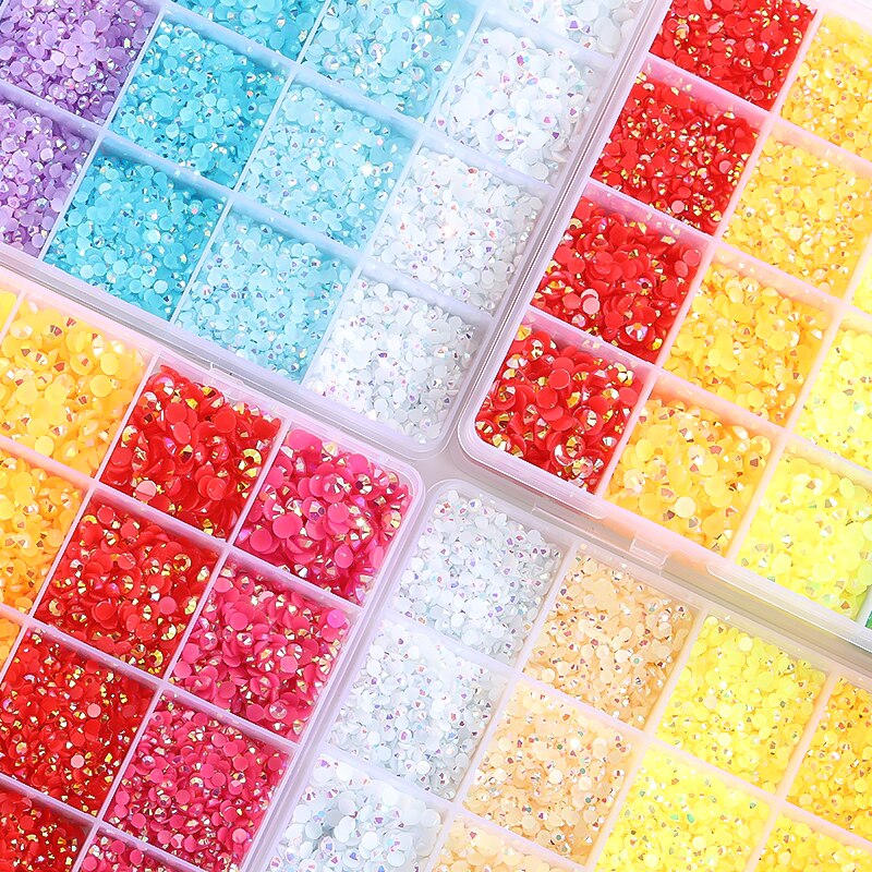 8/10/24/36 Compartment Organizer Box With Adjustable Dividers Plastic Storage Container For Jewelry Craft Diy Bead Sewing