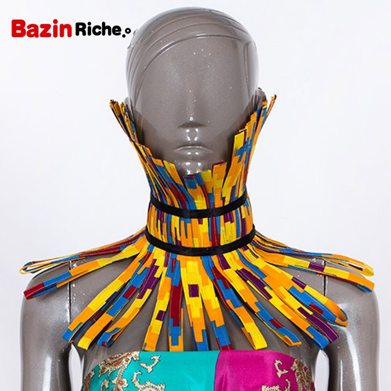 African Print Necklace Ankara Print Necklace African Ethnic Handmade jewellery African fabric jewellery for Women SP014