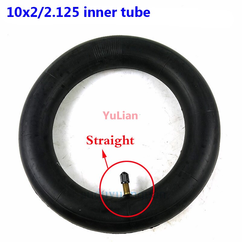 10X2.50 Inner Tube 10x2.5 Tube Innertube with bent valve 45 90 Degree valve for Baby Stroller Pram Scooter 10 Inch: A