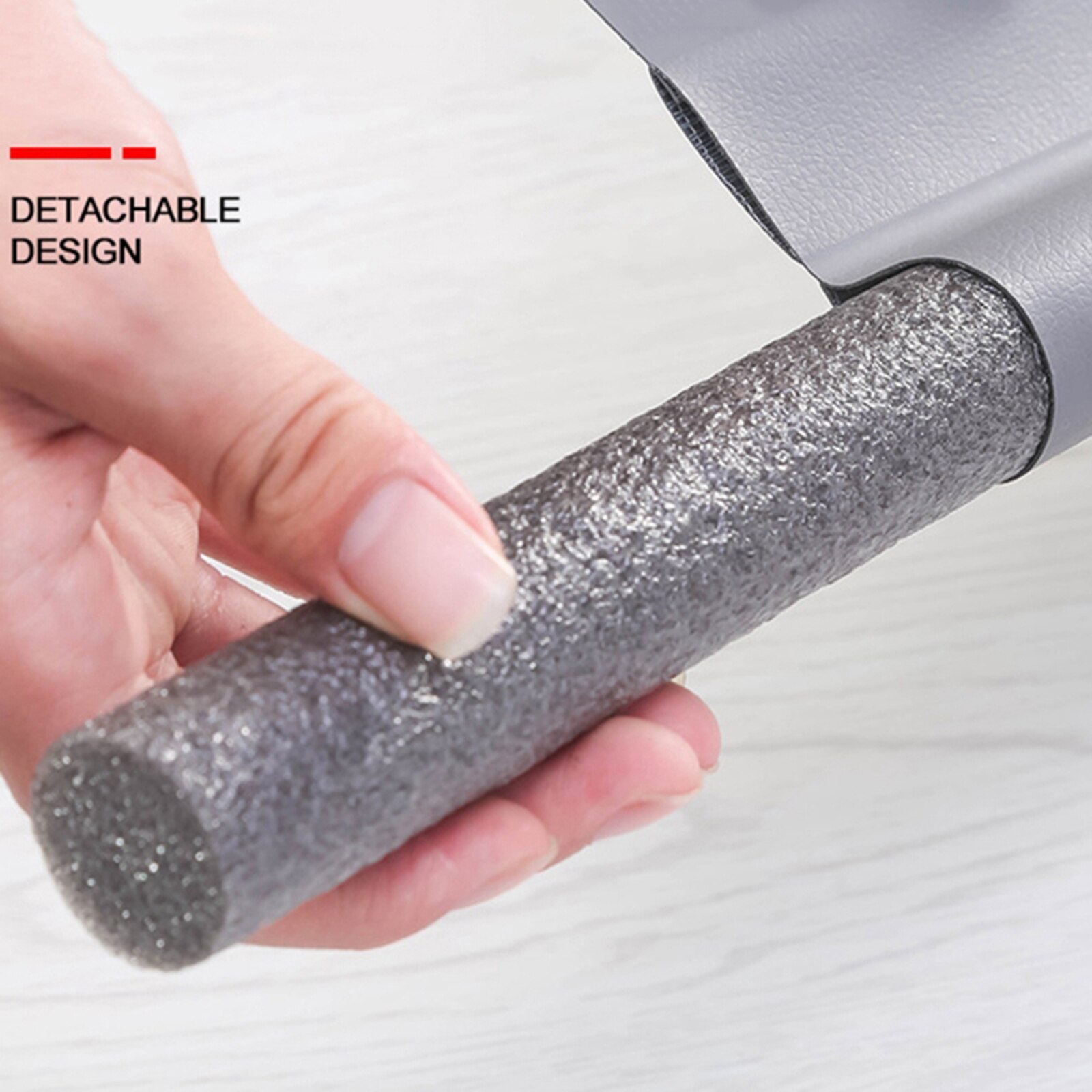 96cm Twin Door Draft Dodger Guard Stopper Energy Saving Protector Doorstop Home